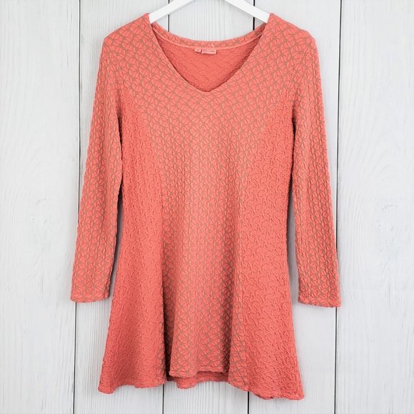 TIANELLO by STEVE BARRAZA sz S Coral Payton Tunic - Picture 2 of 6
